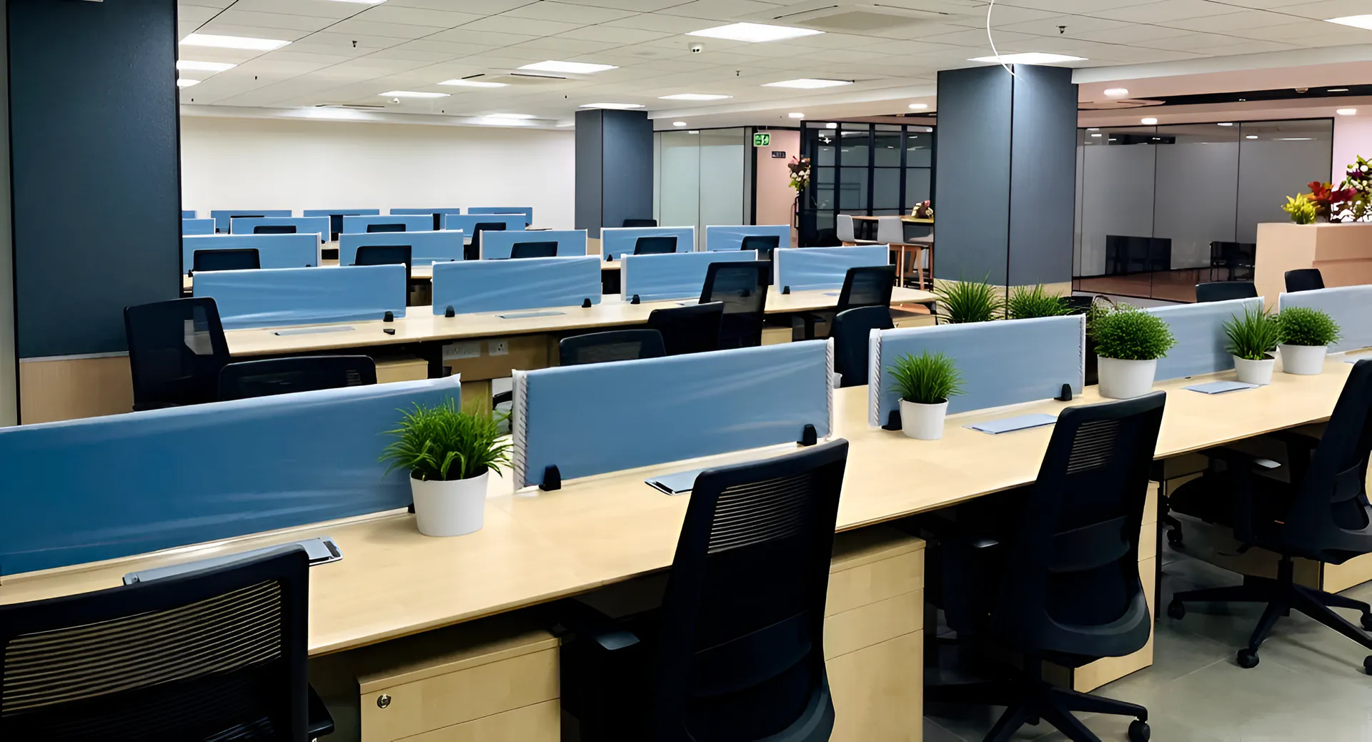 Collaborative office workspace designed by One and Only Furniture