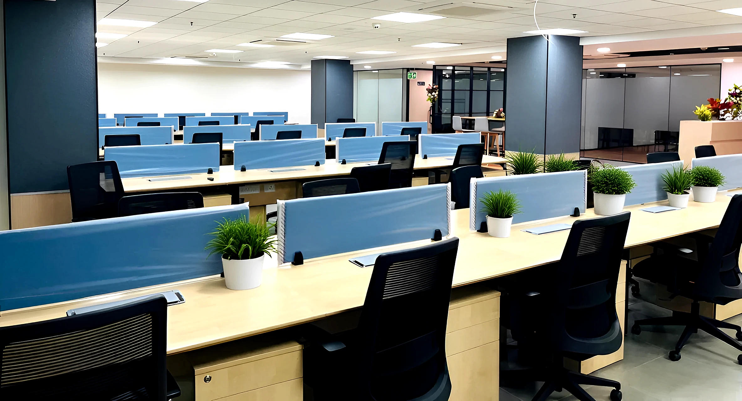 TVS installed workplace — primary view