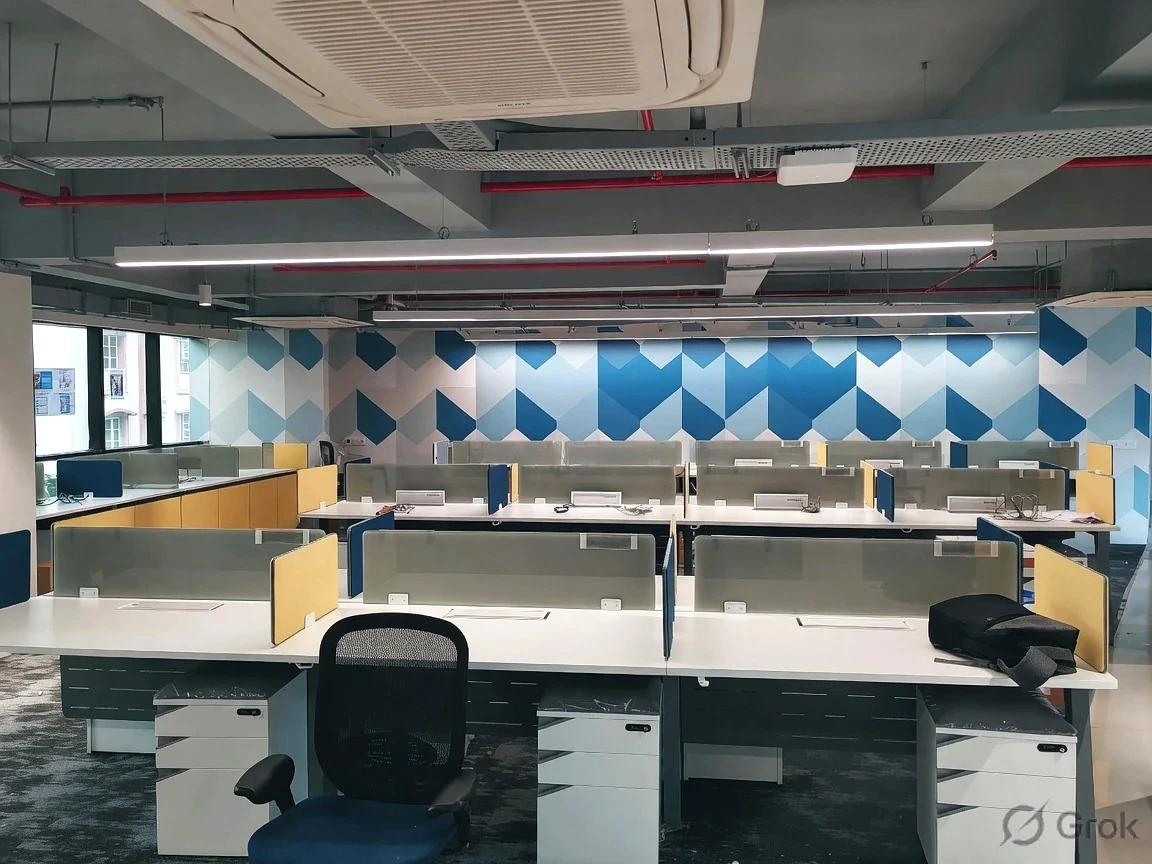 Titan corporate workspace installed by One and Only in Patna