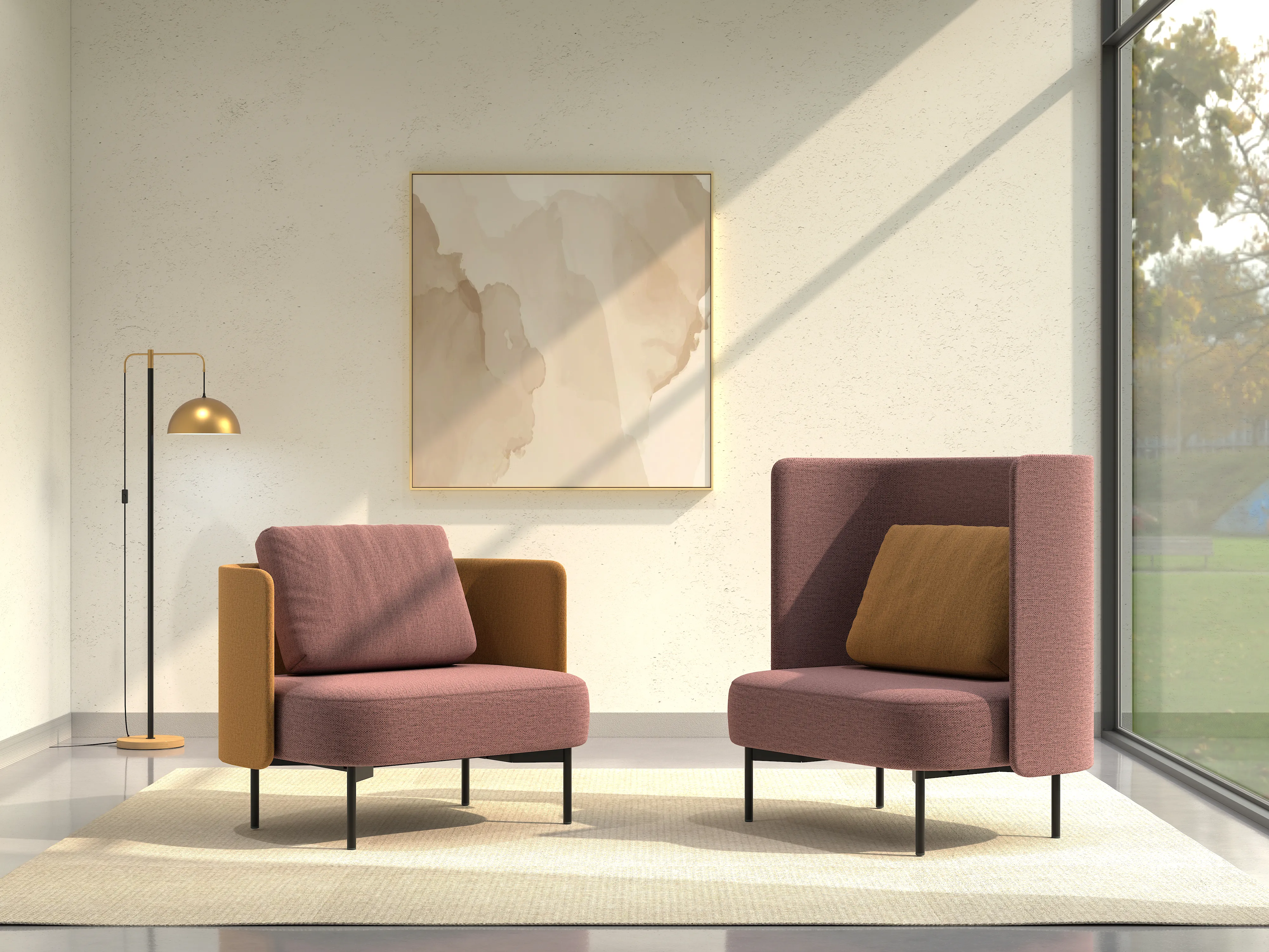 Soft seating for shared spaces